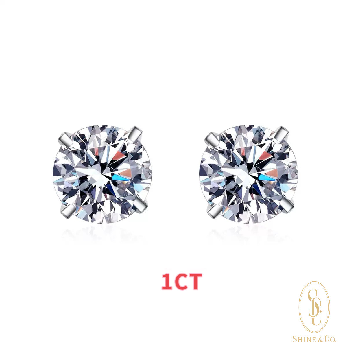 Classic Solitaire Ear Studs