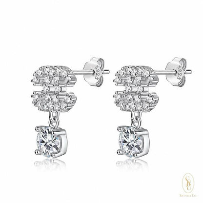 CC Drop Earrings