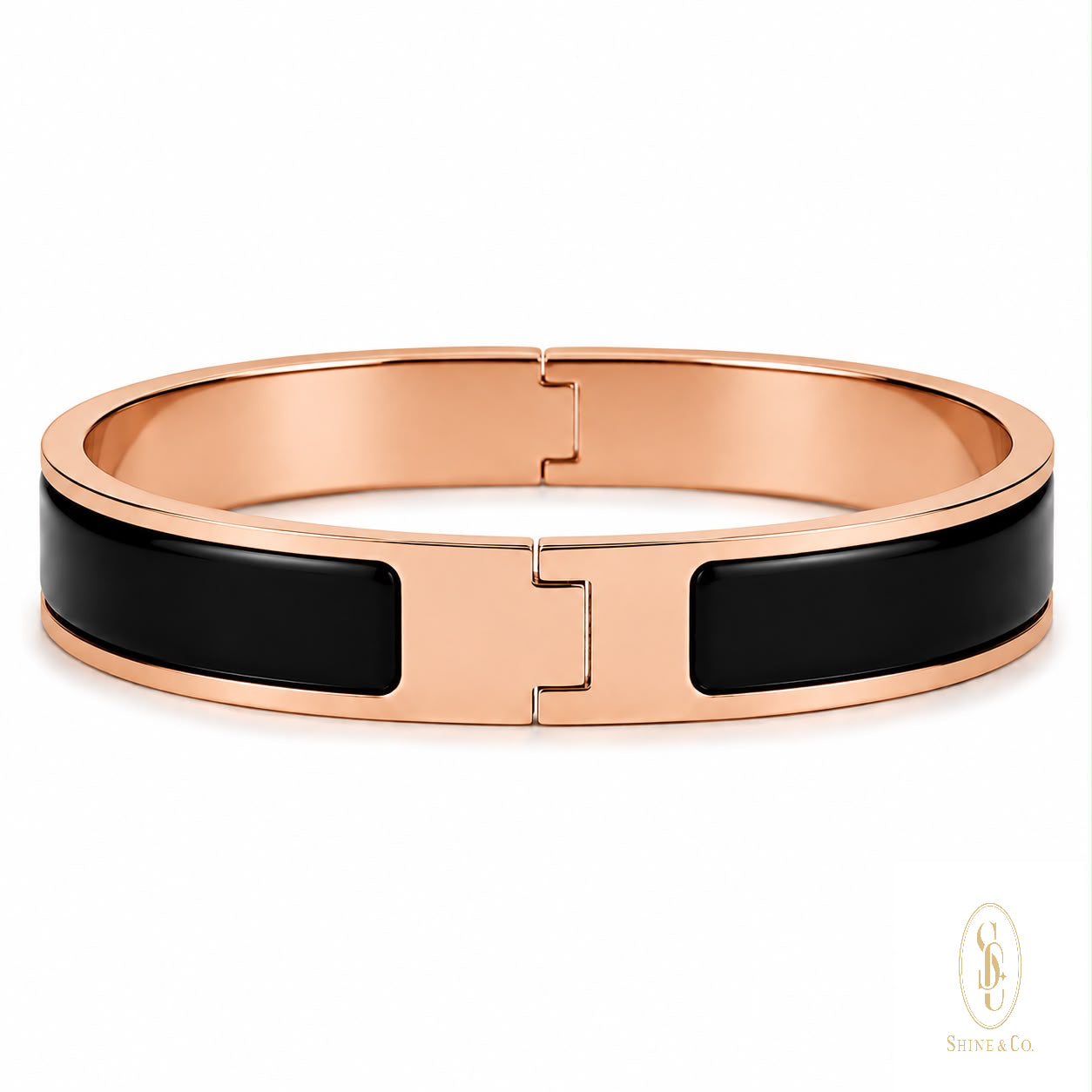 [PRE-ORDER] Black Enamel Bangle