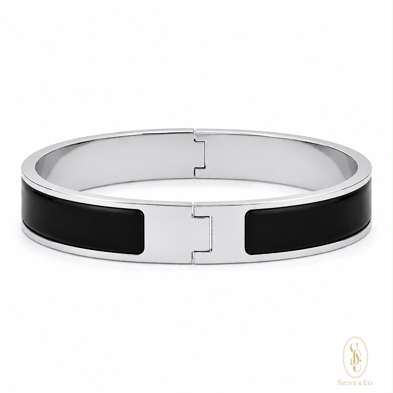 [PRE-ORDER] Black Enamel Bangle