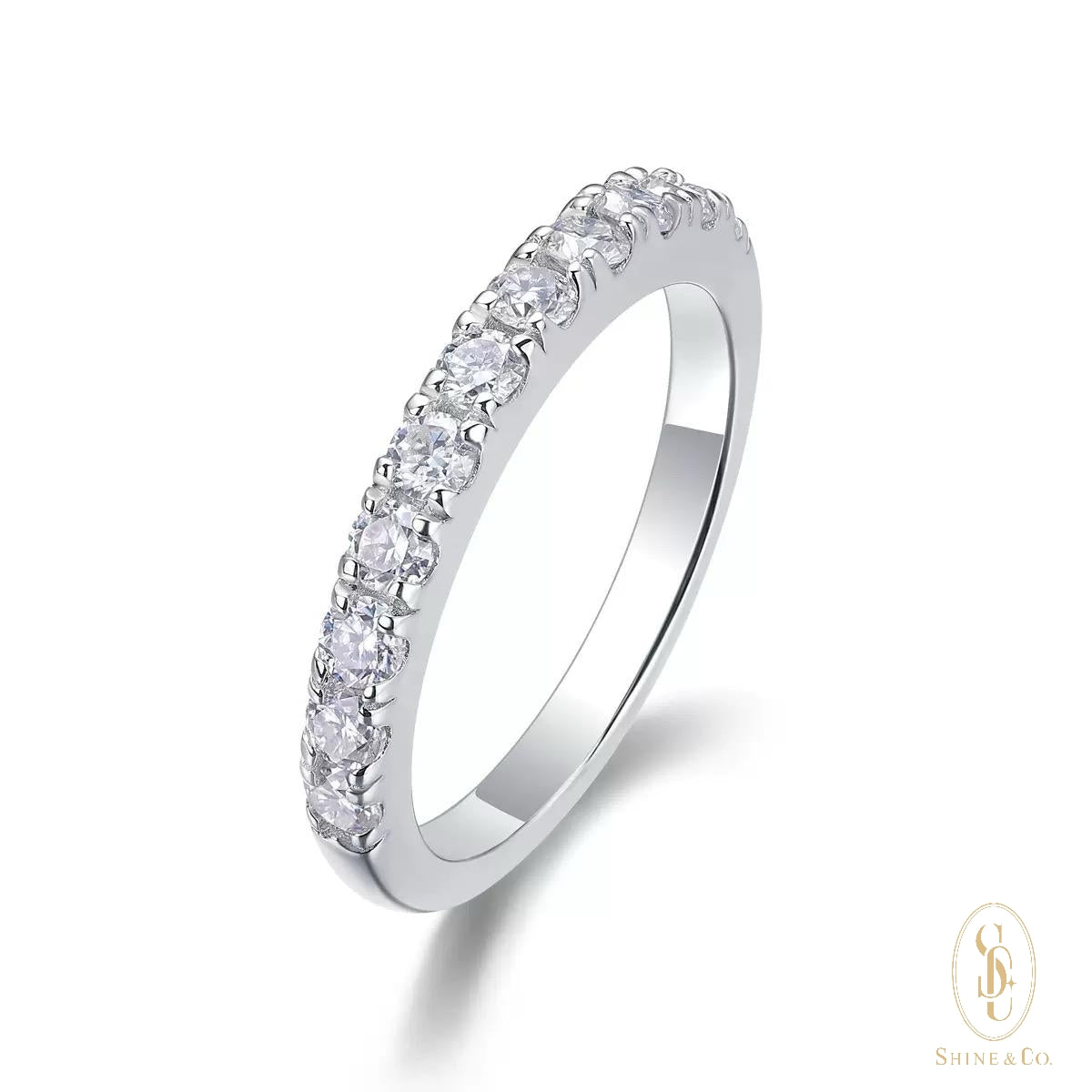 Tessa Eternity Half Band Ring
