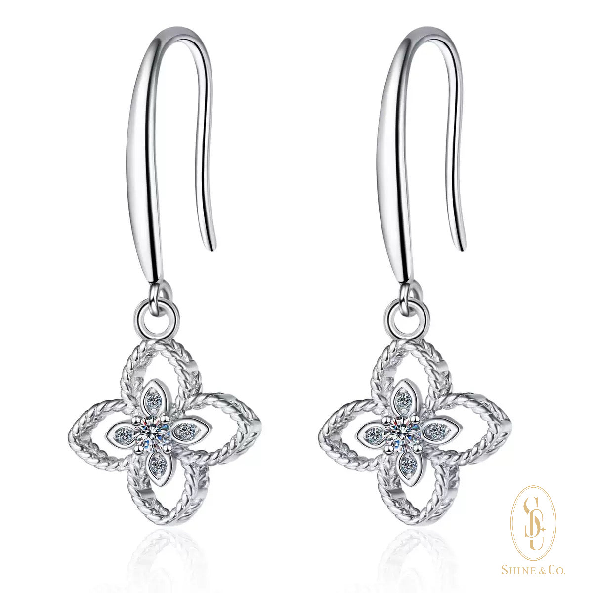 Ember Blossom Hook Earring