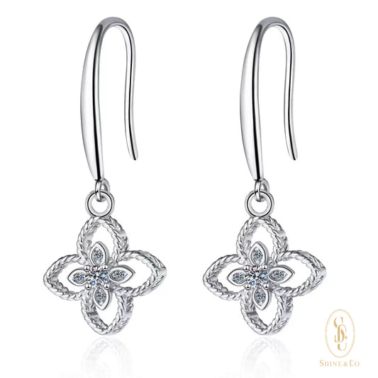 Ember Blossom Hook Earring