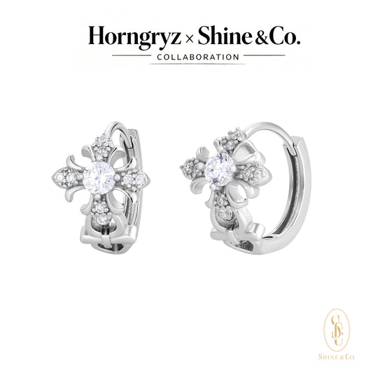 Thorne Hoop Huggies Earrings