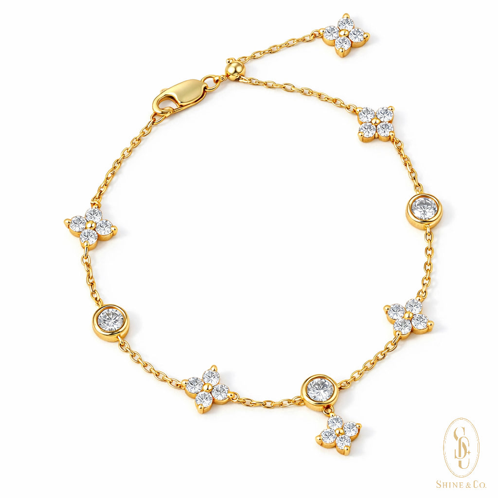 [CNY Edition] Floria Charm Bracelet-18k Gold Plated