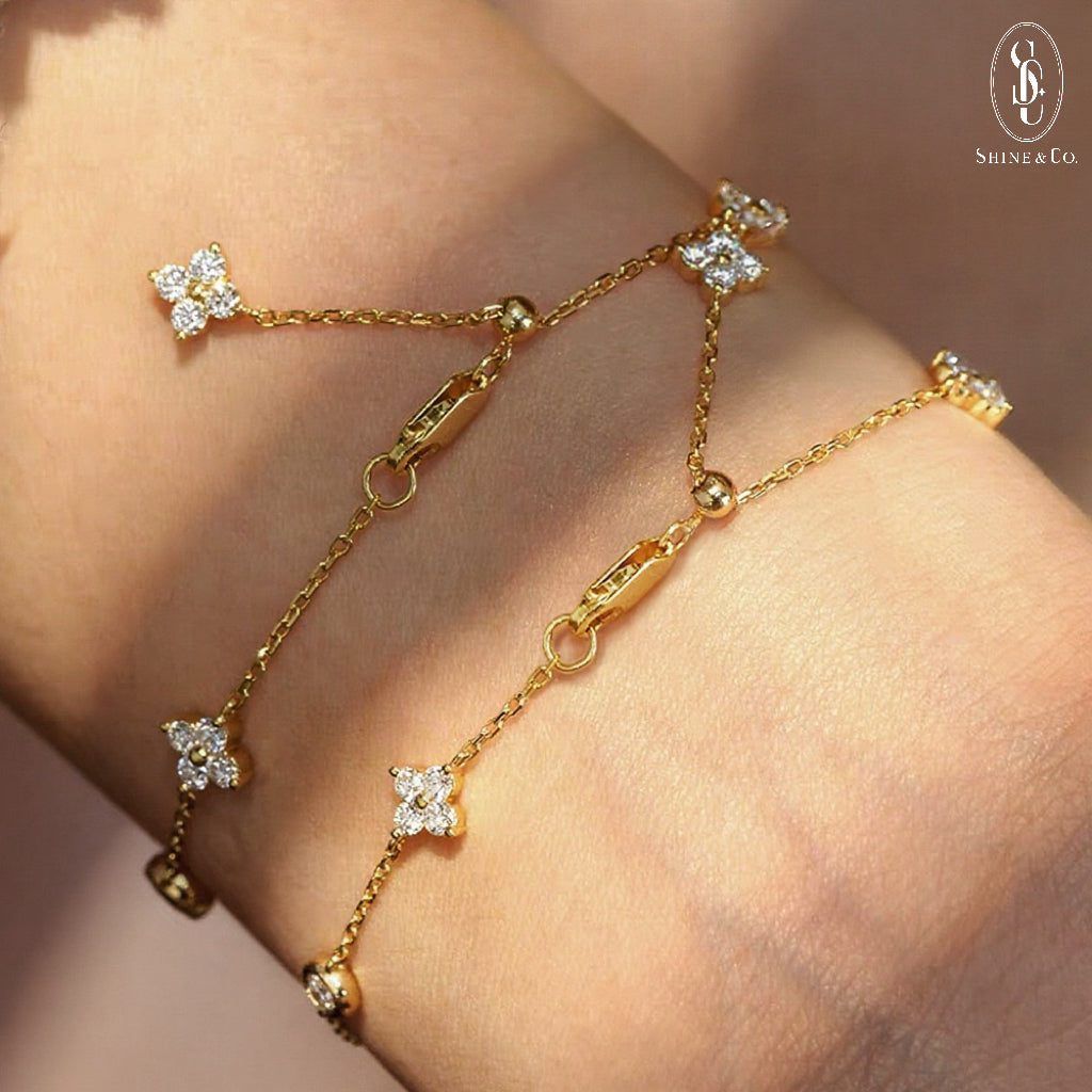 [CNY Edition] Floria Charm Bracelet-18k Gold Plated