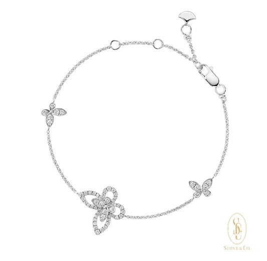 Sephina Double Butterfly Bracelet