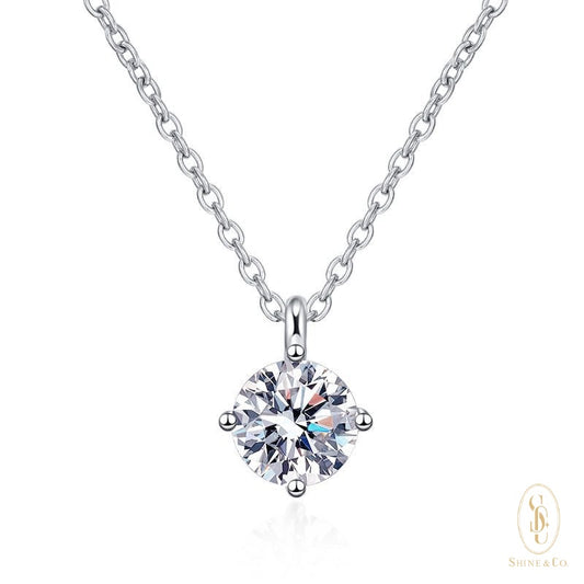 1-Carat Solitaire Necklace