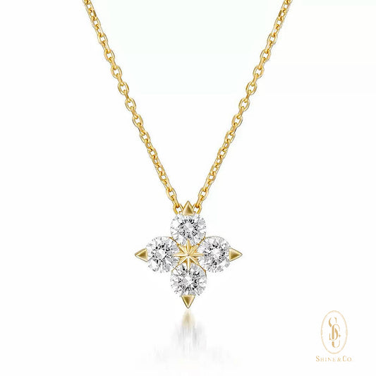 [CNY Edition] Blossom Necklace - 24K Gold Plated