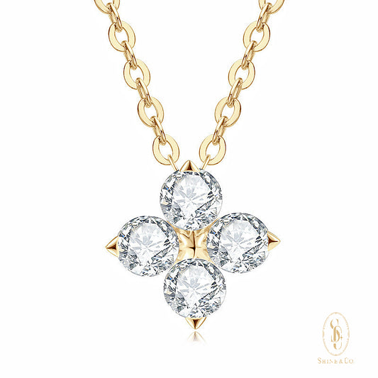 [CNY Edition] Blossom Necklace - 24K Gold Plated