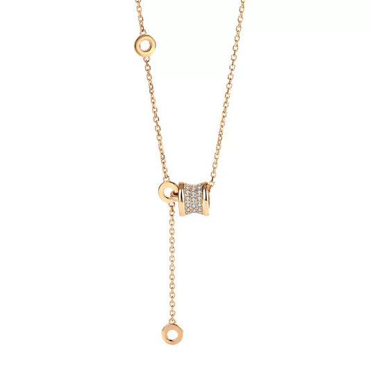 [CNY Edition] Money Loop Necklace - 18K Rose Gold Plated
