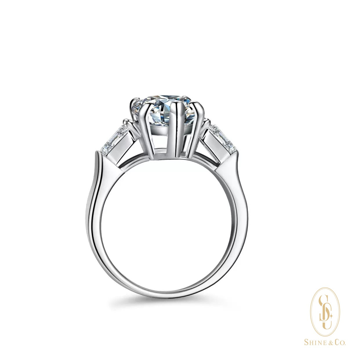 Trinity Pear Ring