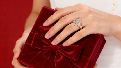 Clover Ring -18K Gold Plated