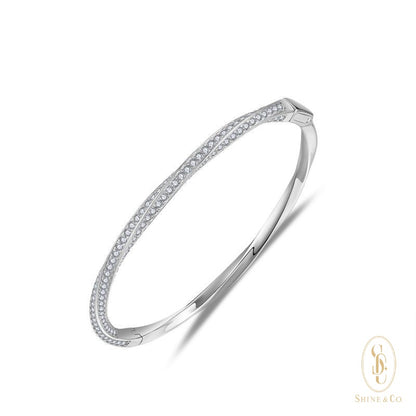 Spiral Twirl Bangle