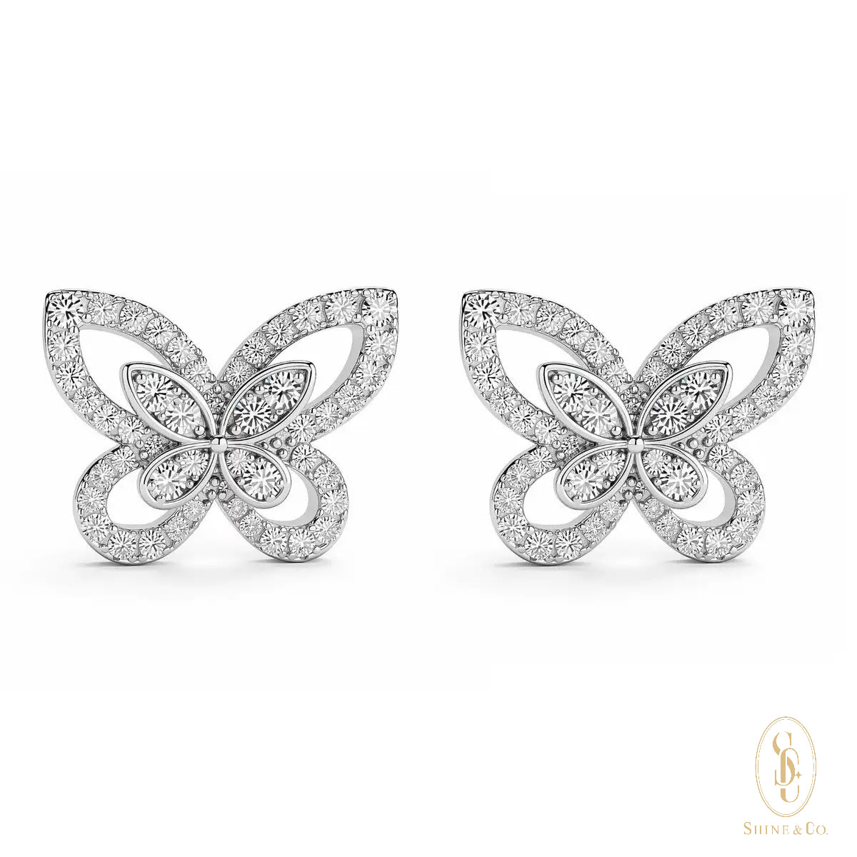 Seraphina Big Butterfly Earrings
