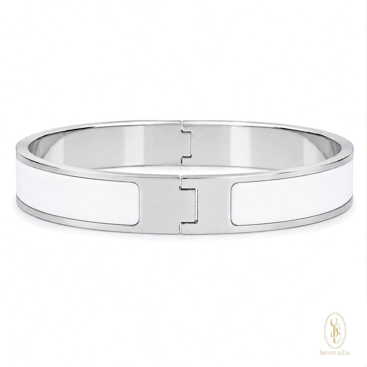 [PRE-ORDER] White Enamel Bangle