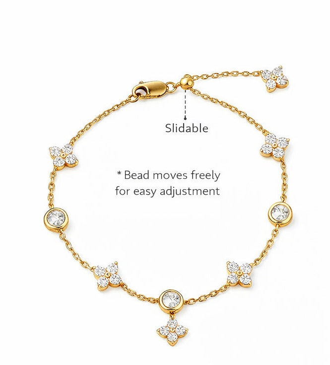 [CNY Edition] Floria Charm Bracelet-18k Gold Plated