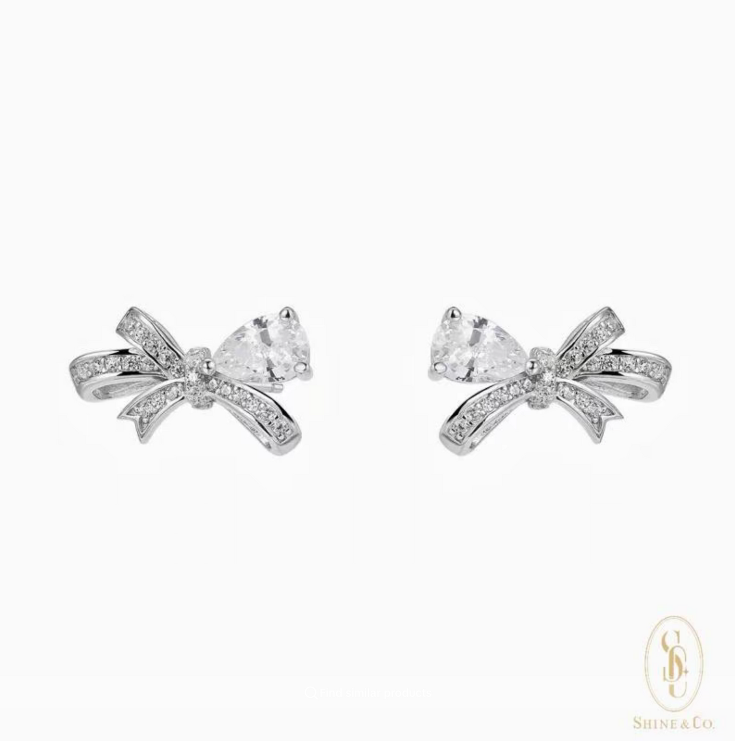 Celestina Ribbon Bow Earrings