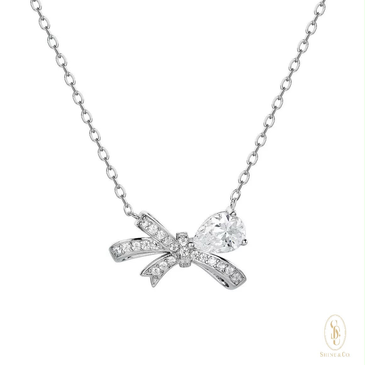 [PRE-ORDER] Celestina Ribbon Bow Necklace