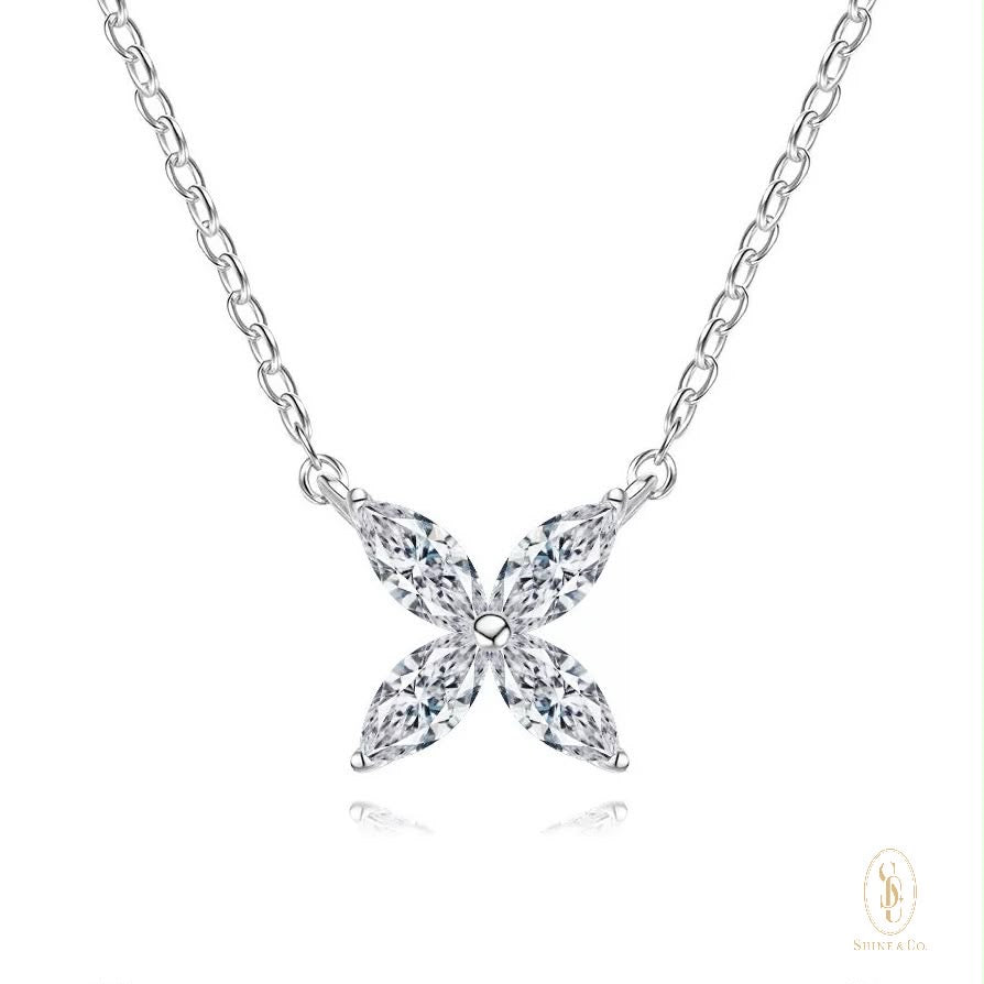 [PRE-ORDER] Flower Marquise Necklace