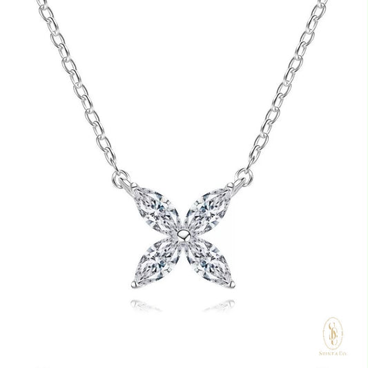 [PRE-ORDER] Flower Marquise Necklace