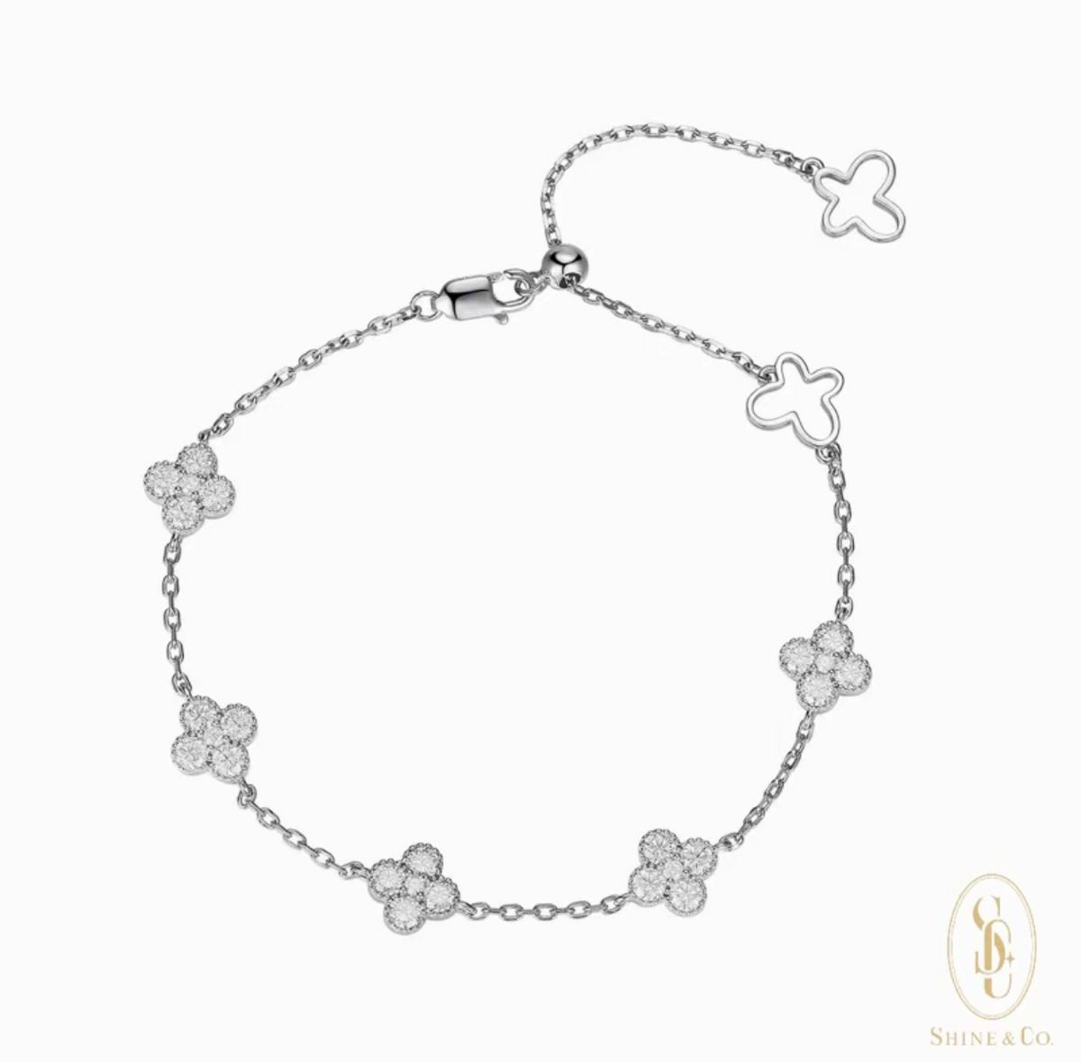 Flutter Clover Bracelet