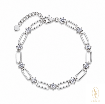 Kirra Paper Clip Chain Bracelet