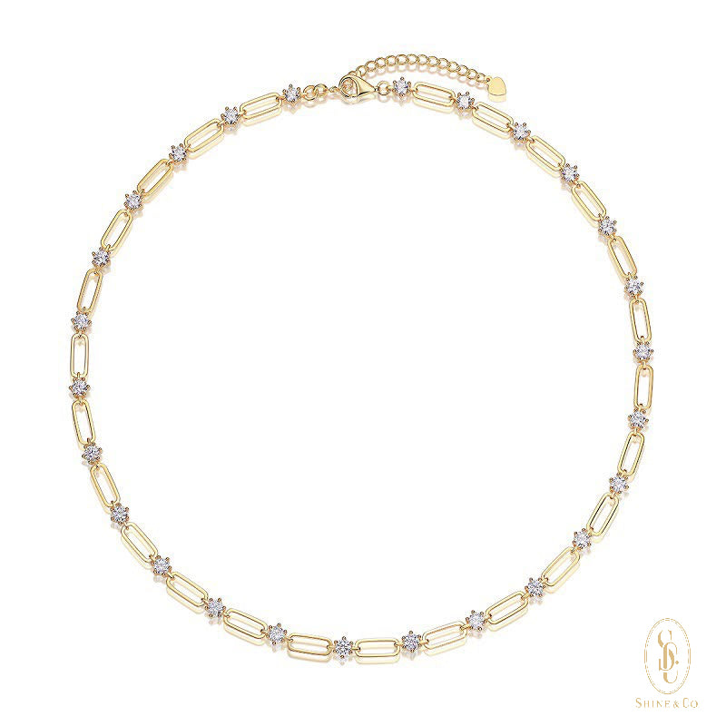 Kirra Paper Clip Chain Necklace