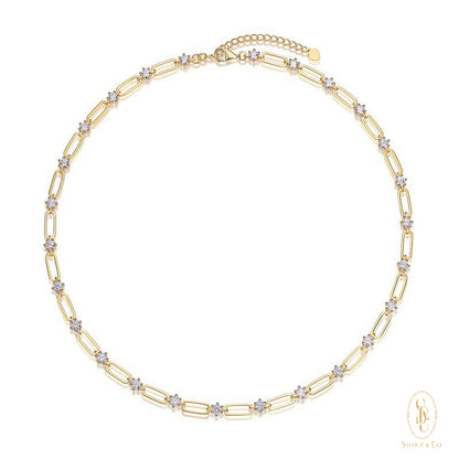Kirra Paper Clip Chain Necklace