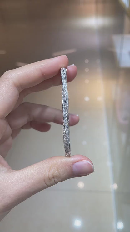 Spiral Twirl Bangle