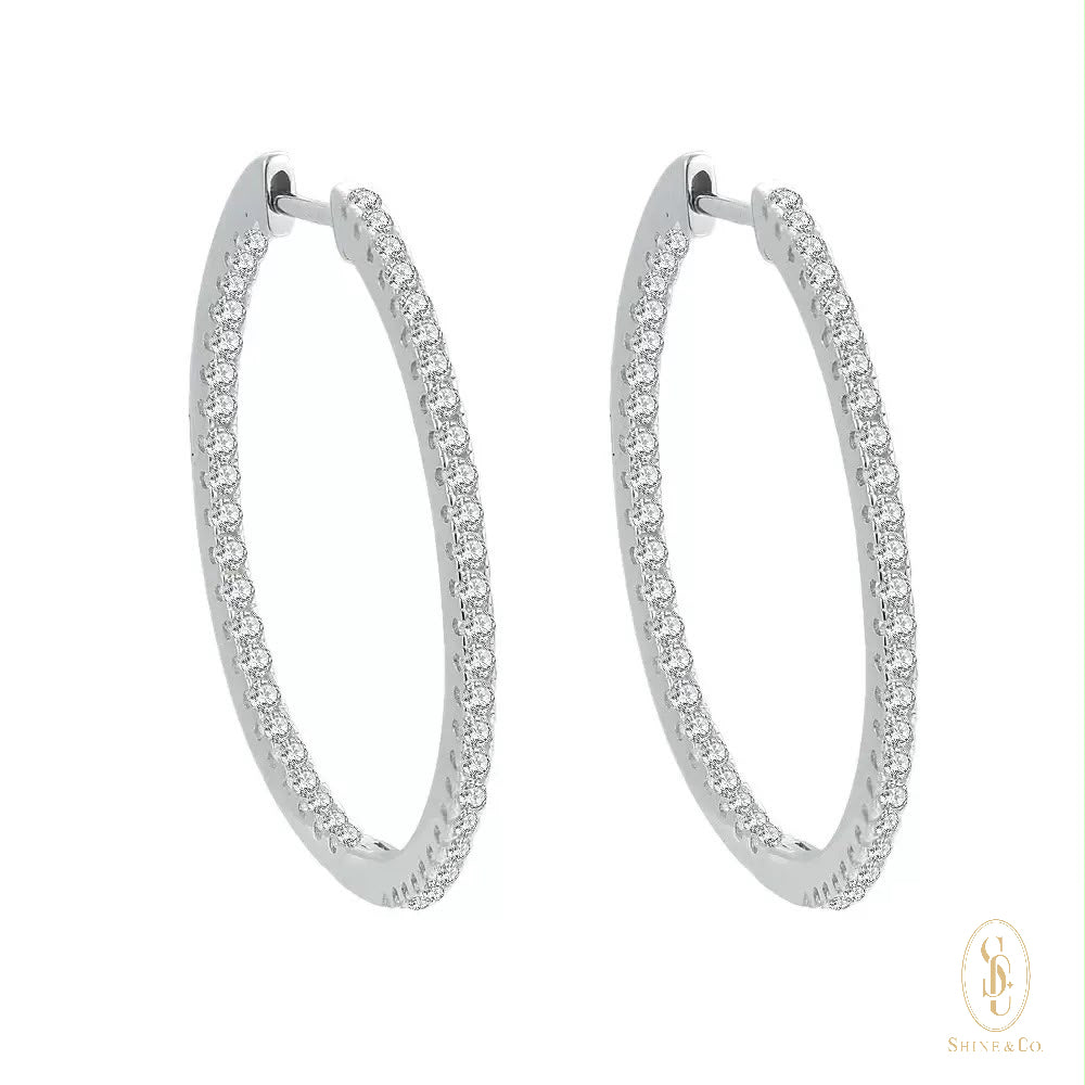 Talia Max Hoop Earrings