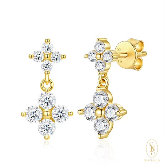 Twin Blossom Earrings